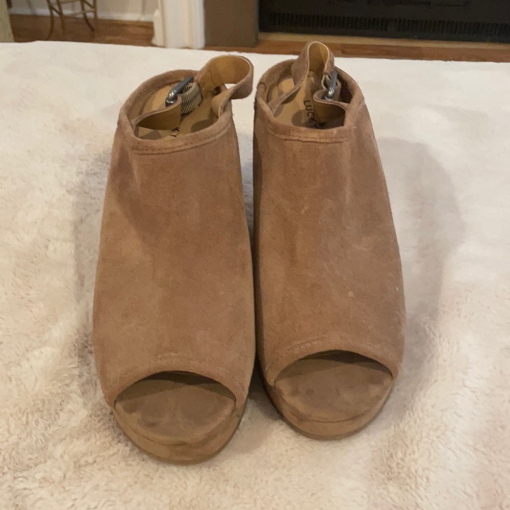 Lucky Brand suede wedge